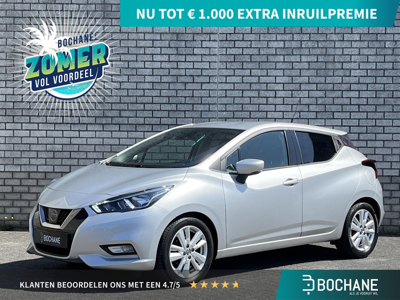 Nissan Micra - 1.0 IG-T N-Connecta | Apple CarPlay / Android Auto | Achteruitrijcamera | Cruise Control | - AutoWereld.nl