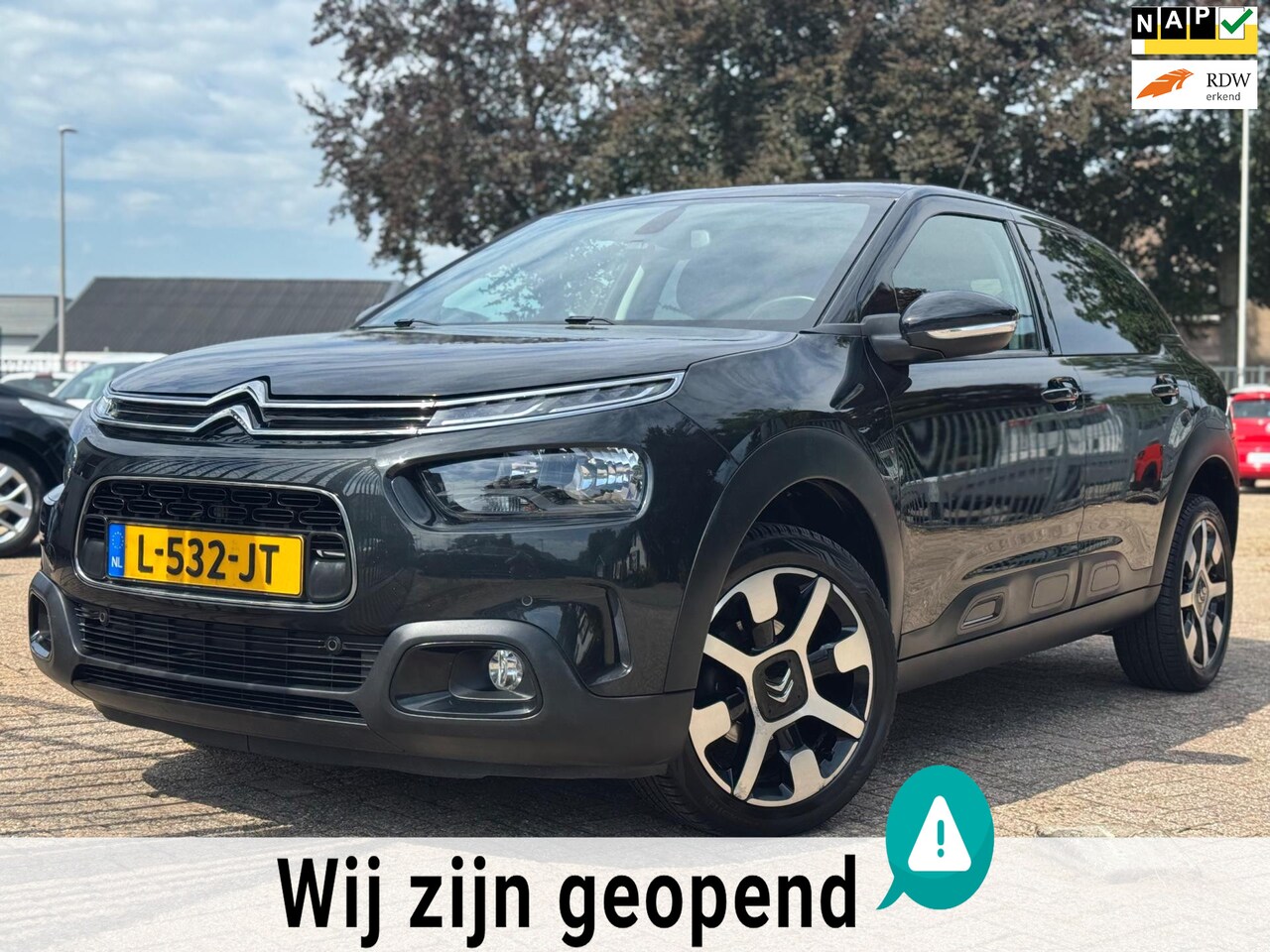 Citroën C4 Cactus - 1.2 PureTech Feel NAVIGATIE CRUISE CTRL STOELVERW. APK 05-2026 - AutoWereld.nl