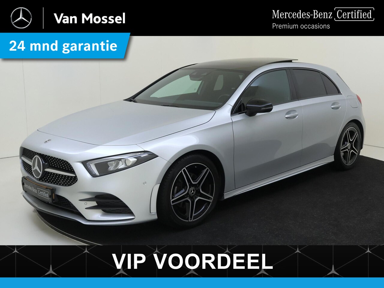 Mercedes-Benz A-klasse - 180 Business Solution AMG / Stoelverwarming / Achteruitrijcamera / Night-Pakket / Panaroma - AutoWereld.nl