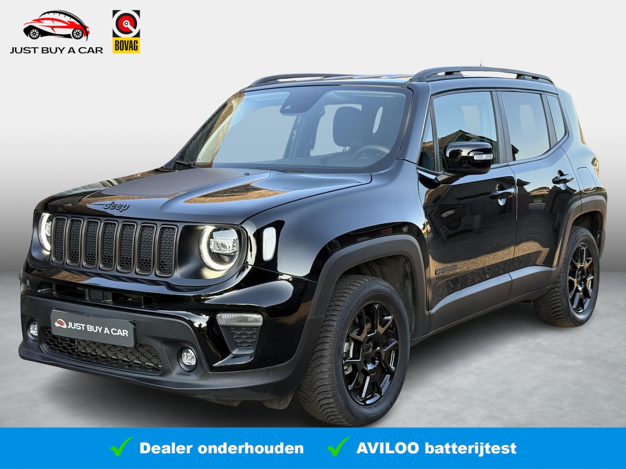 Jeep Renegade - 4xe 190 Plug-in Hybrid Electric Black Edition Mobiliteits garantie  / Dealeronderhouden / - AutoWereld.nl