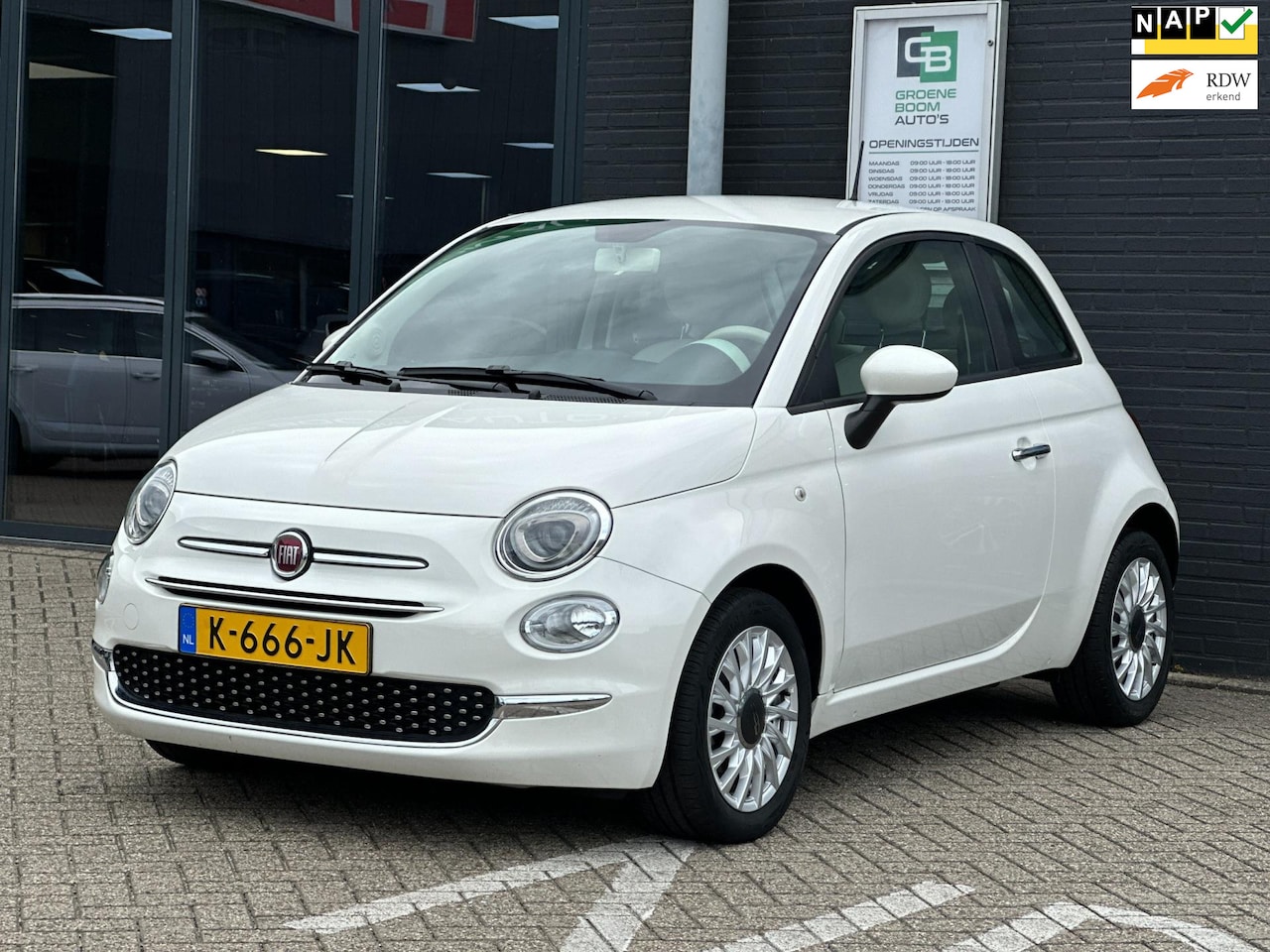 Fiat 500 - 1.0 Hybrid Lounge/2E EIG / CRUISE /NL AUTO-NAP!! - AutoWereld.nl