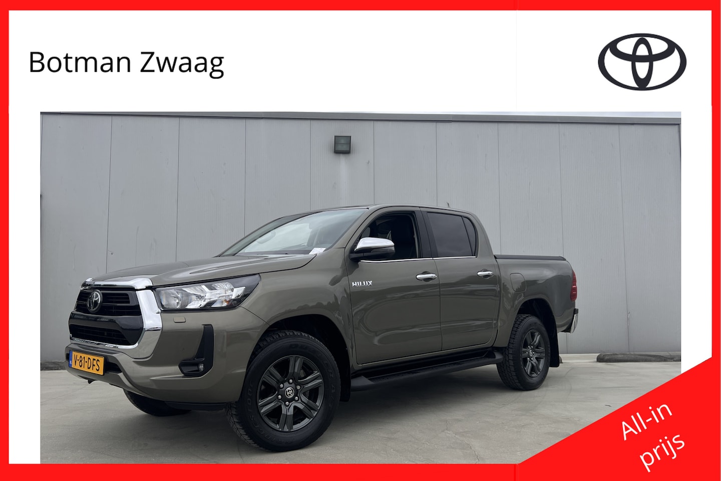 Toyota HiLux - 2.8 D-4D Double Cab Professional premium | Tonneau Cover Aluminium | Bedliner | Trekhaak | - AutoWereld.nl