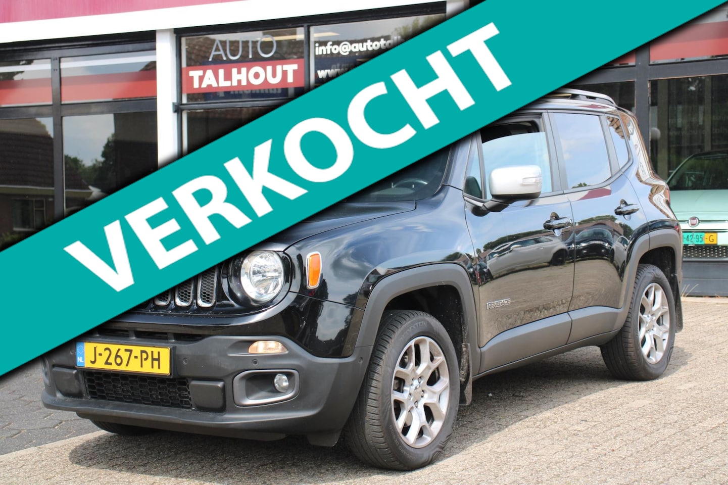 Jeep Renegade - 1.4 MultiAir Limited AWD - AUTOMAAT, TOMTOM, TREKHAAK, CRUISE CONTROL - AutoWereld.nl