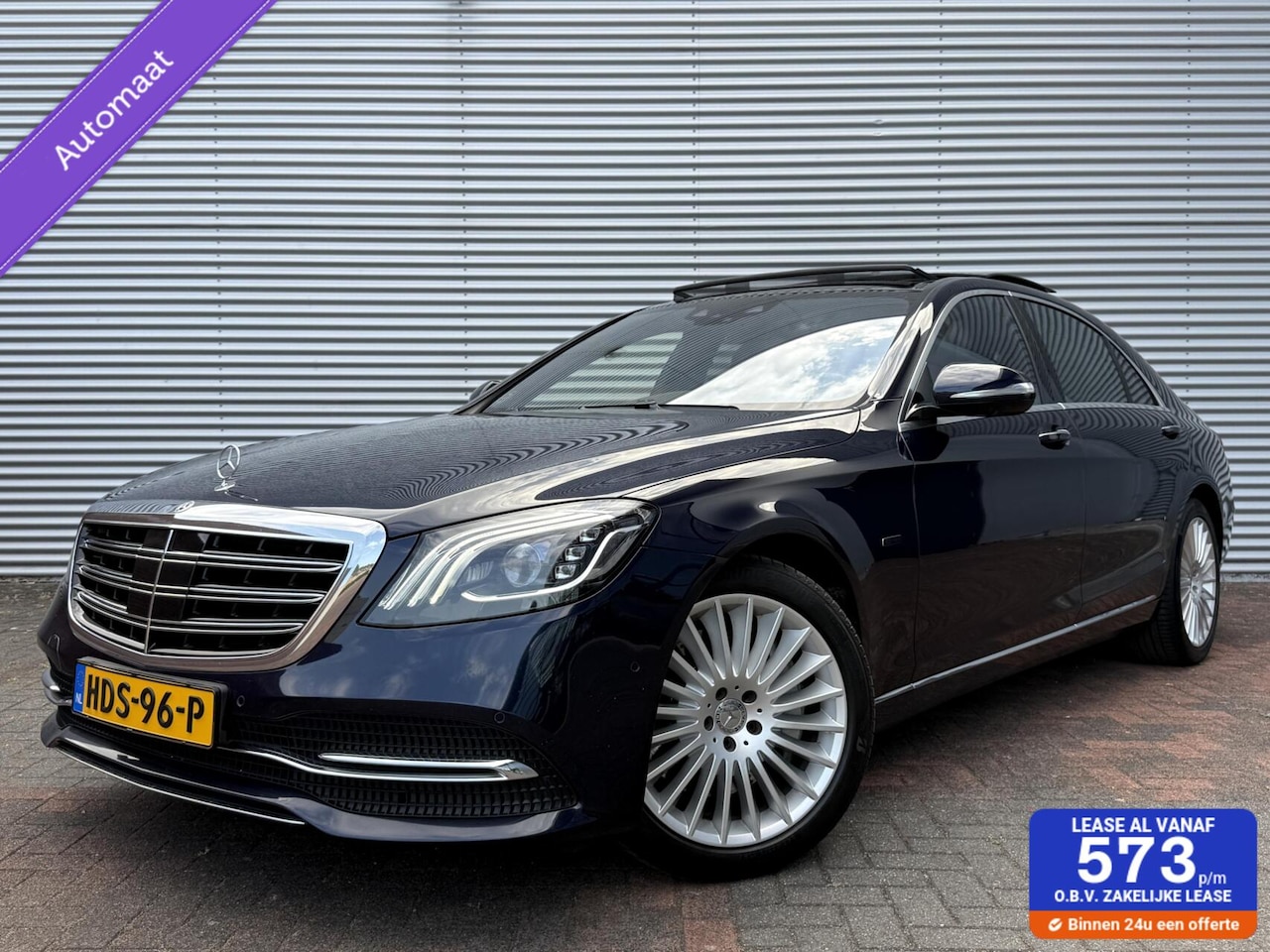 Mercedes-Benz S-klasse - 560e Lang 4Matic Pano Led Carplay Camera 2018 Vol Opties Dealer Onderhouden Eerste Eigenaa - AutoWereld.nl