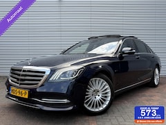 Mercedes-Benz S-klasse - 560e Lang 4Matic Pano Led Carplay Camera 2018 Vol Opties Dealer Onderhouden Eerste Eigenaa