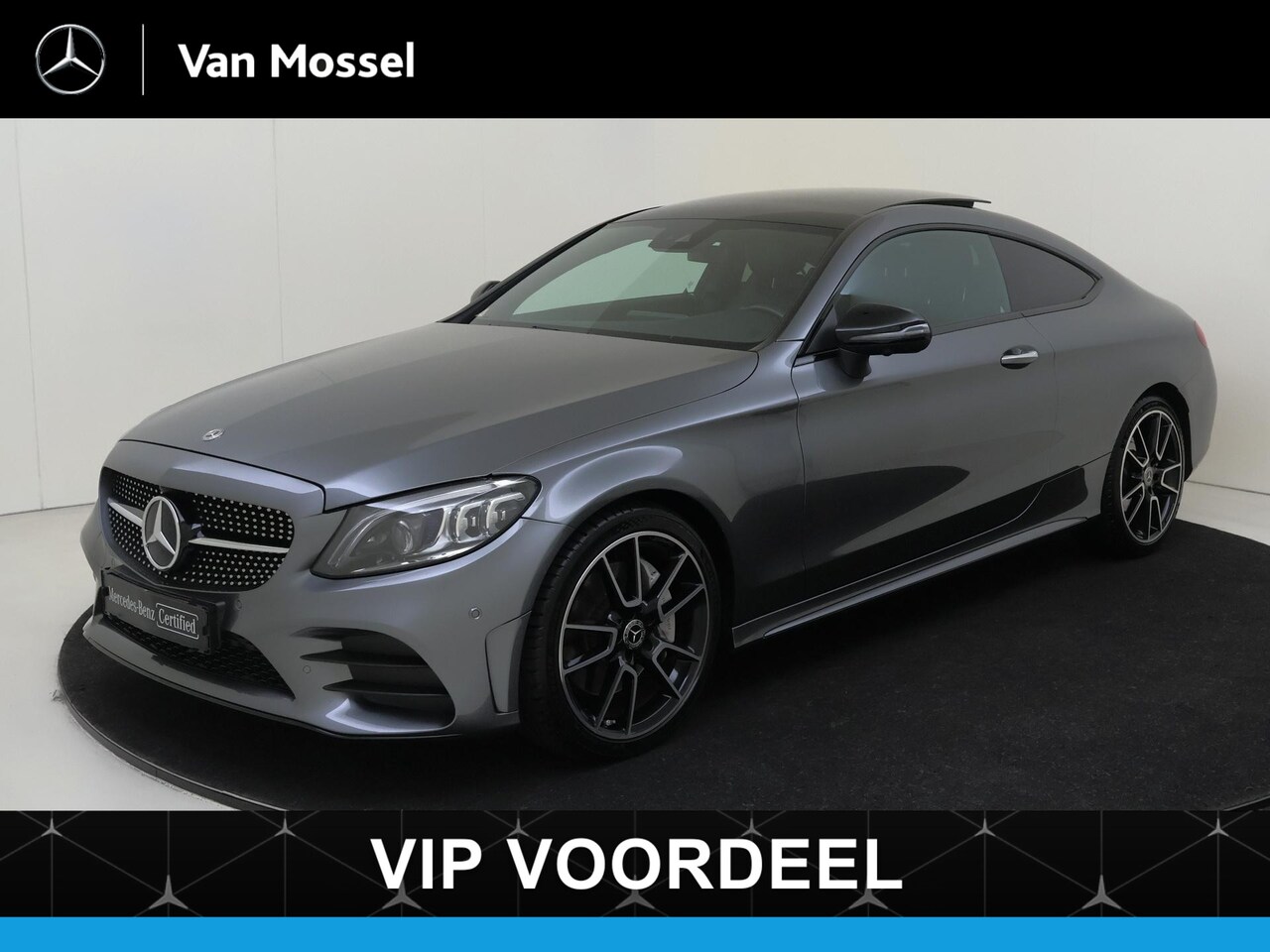 Mercedes-Benz C-klasse Coupé - 300 Premium Plus / Stoelverwarming / 360Graden-Camera / Panaroma-schuifdak / Burmester / N - AutoWereld.nl