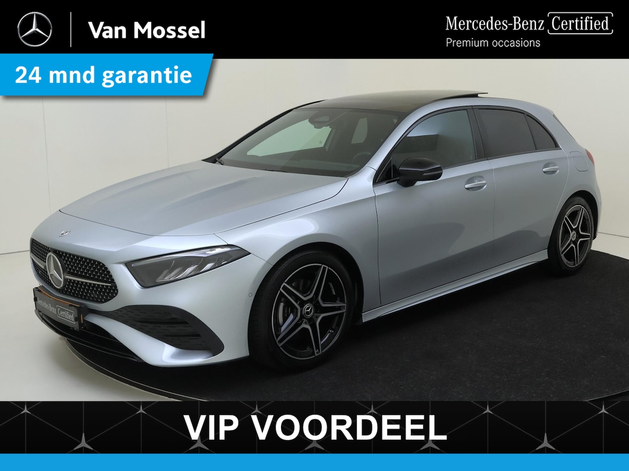 Mercedes-Benz A-klasse - 180 AMG Line / Stoelverwarming / Achteruitrijcamera / Panaroma-schuifdak / Night-Pakket / - AutoWereld.nl