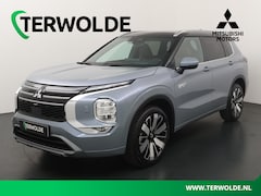 Mitsubishi Outlander - 2.4 PHEV Instyle+ | €3.000 Voordeel | Bruin leder interieur + zwarte dakhemel | Massagesto