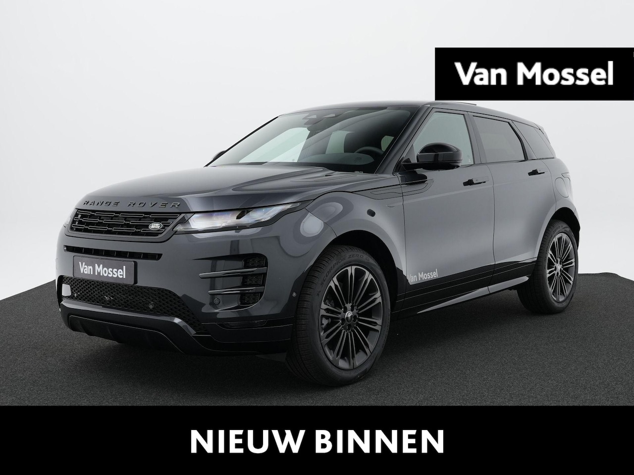 Land Rover Range Rover Evoque - 1.5 P270e PHEV AWD Graphite Edition | schuif-/kanteldak | Verwarmbare voorstoelen | 20'' i - AutoWereld.nl