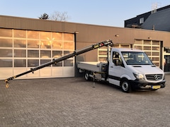 Mercedes-Benz Sprinter - 314 2.2 CDI 432 Hiab 038 Laadkraan Airco Cruise controle 2-Persoons Ex gemeente Kraan Auto