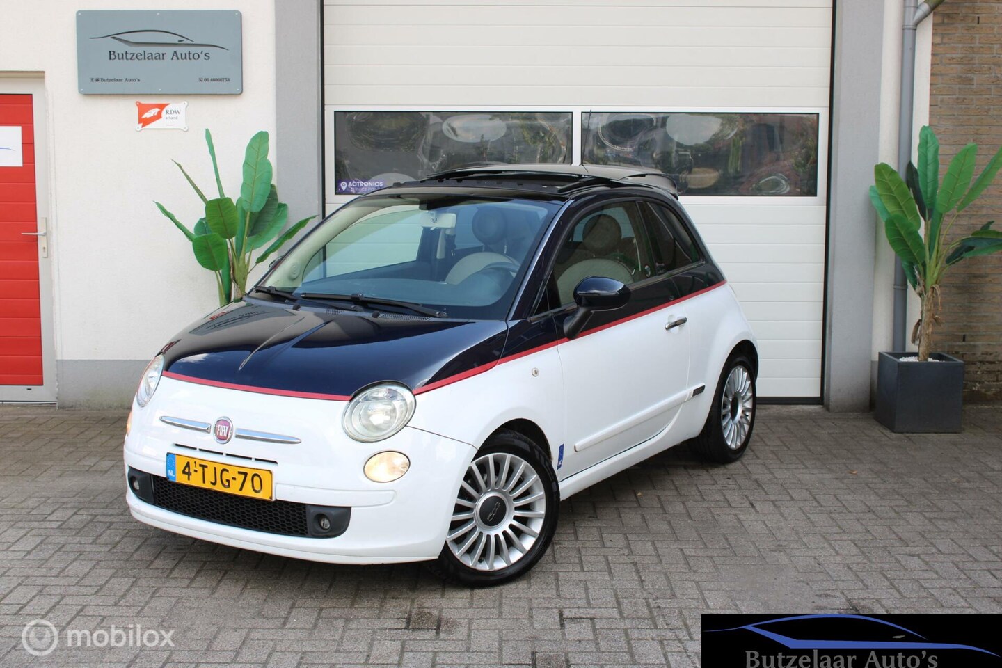 Fiat 500 - 0.9 TwinAir BiColore Schuifkanteldak | Spoiler - AutoWereld.nl