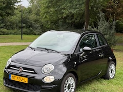 Fiat 500 - 0.9 TwinAir Turbo Popstar Fiat 500 Twinair Turbo 80pk AUTOMAAT 2017 Zwart