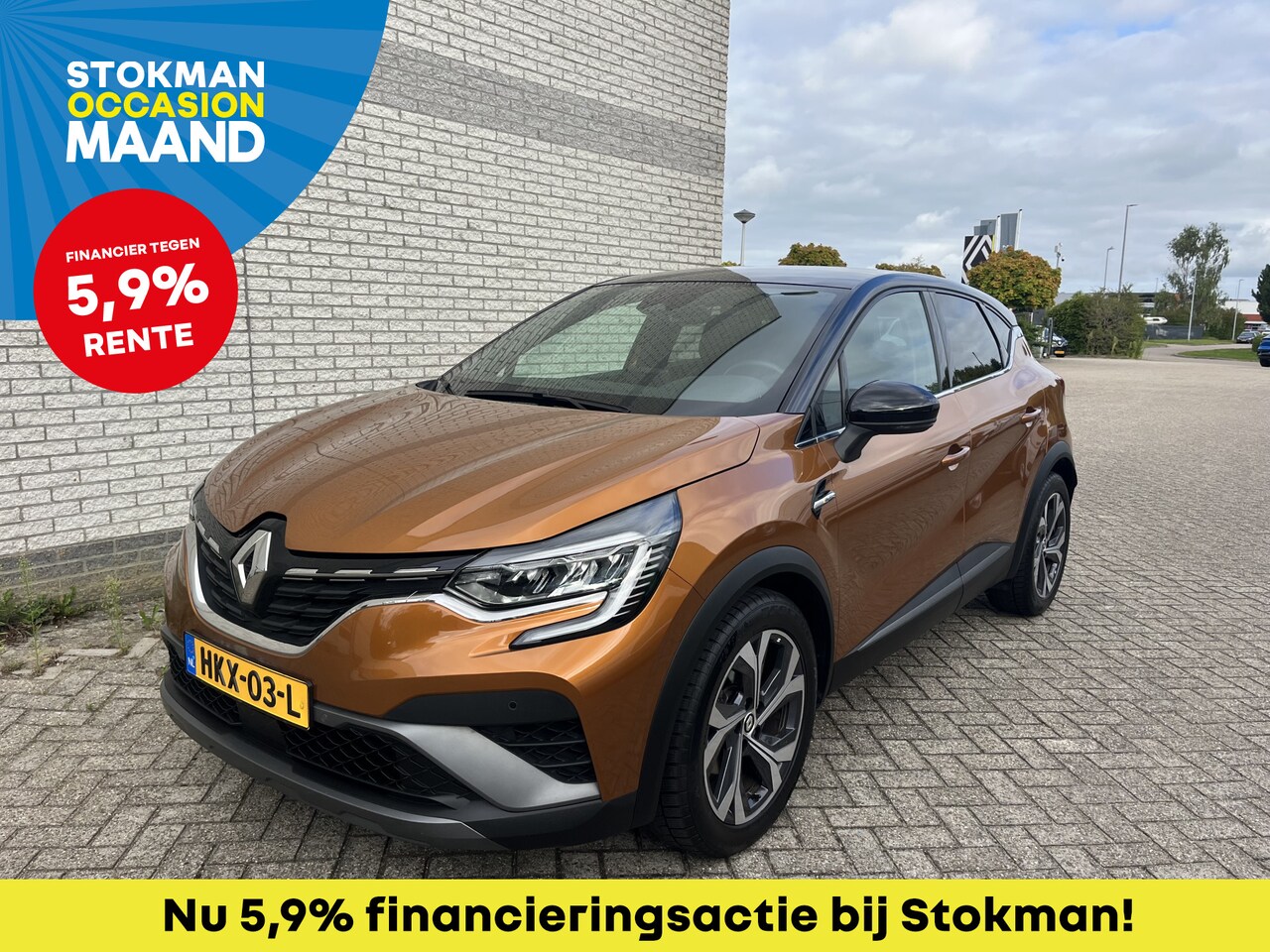 Renault Captur - 1.6 E-Tech Hybrid 145 R.S. Line | hybride | automaat | navigatie | achteruitrijcamera | in - AutoWereld.nl