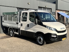 Iveco Daily - 35S11D 2.3 DC 7 persoons 3500kg trekgewicht Airco Euro 5 Pick-up Open laadbak Bakwagen 1e