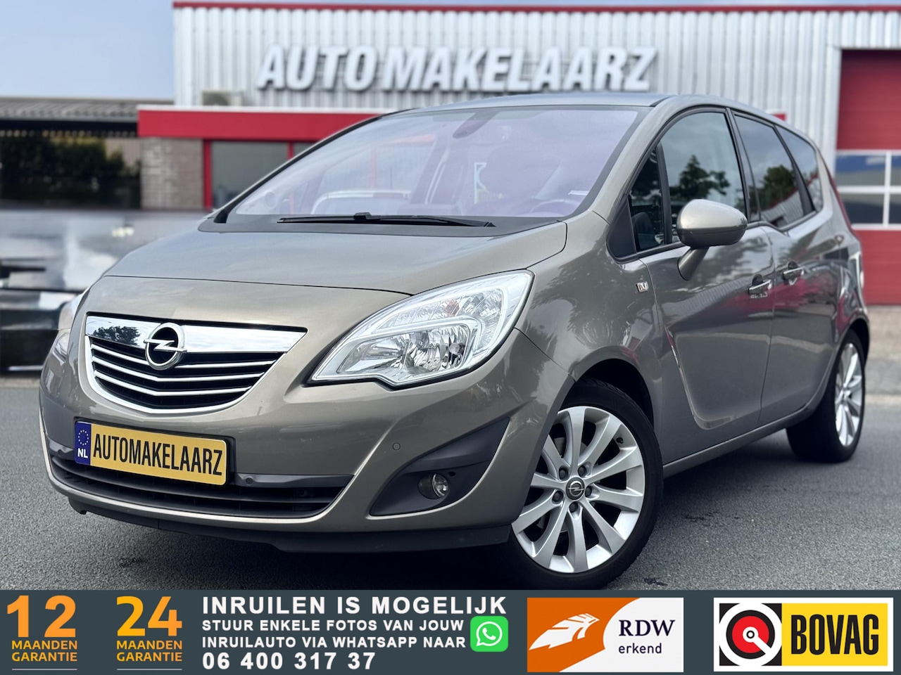 Opel Meriva - 1.4 Turbo Cosmo LEDER NAVI TREKHAAK NAP - AutoWereld.nl