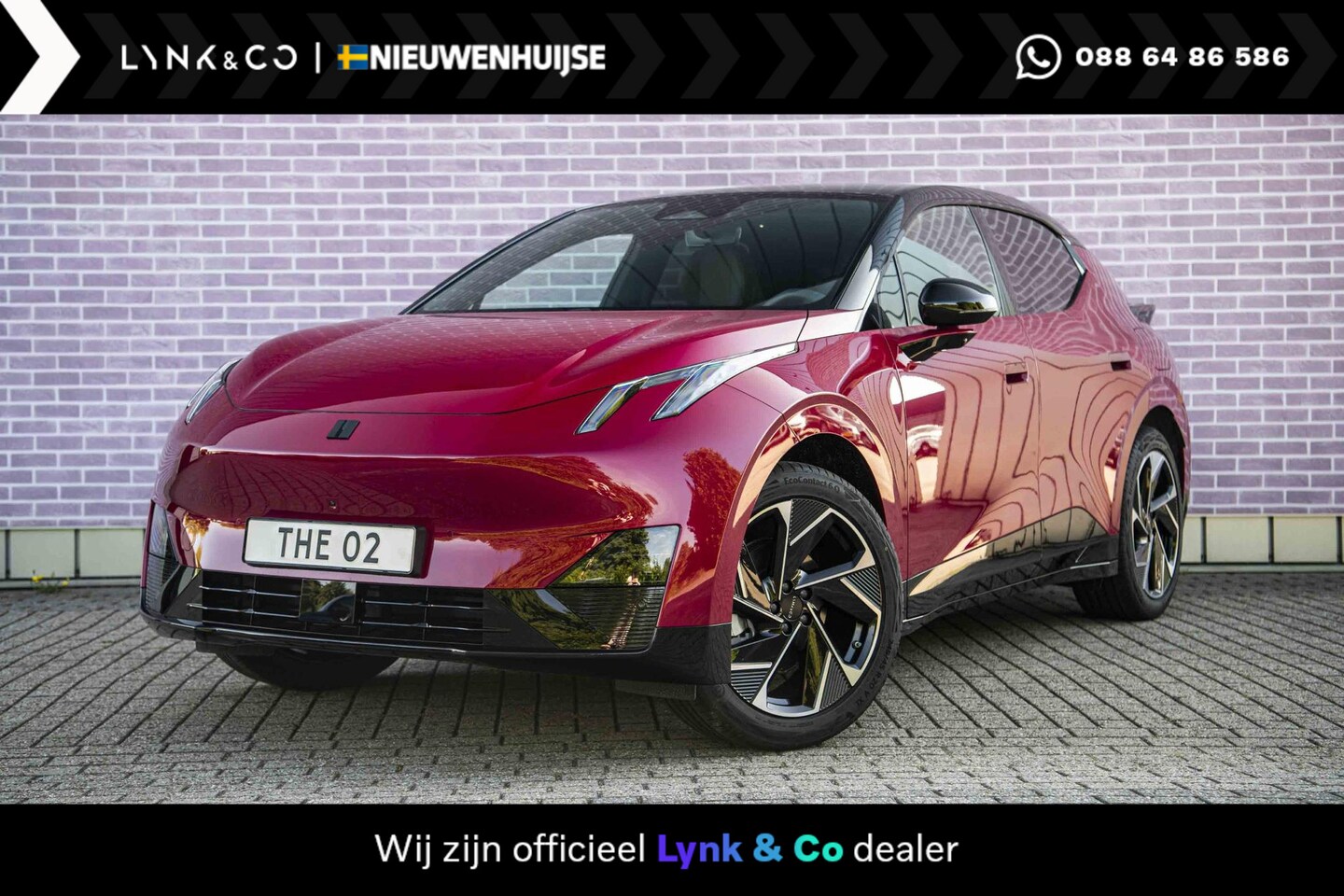 Lynk & Co 02 - More 66 kWh | SNEL LEVERBAAR  | TECHNO MAGENTA - AutoWereld.nl