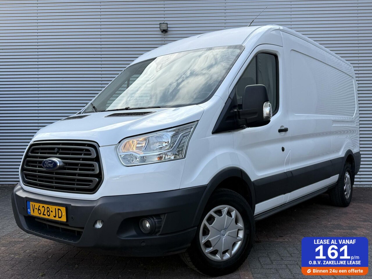 Ford Transit - 350 2.0 TDCI Lang Hoog Airco Cruise NL Auto 2017 Eerste Eigenaar 2 Zits Bank Navi Camera - AutoWereld.nl