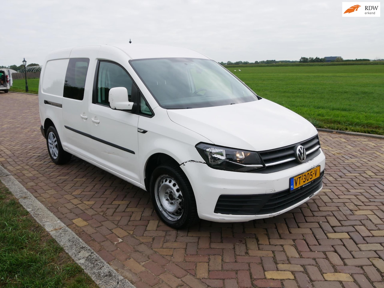 Volkswagen Caddy Maxi - 2.0 TDI L2H1 75kW Trendline DSG AC NAVI ** 5499 EX BTW ** - AutoWereld.nl
