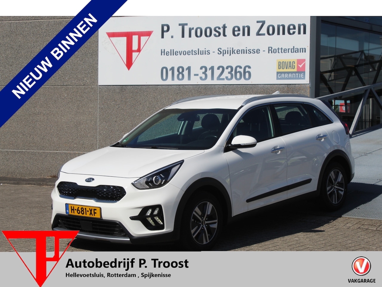 Kia Niro - 1.6 GDi Hybrid DynamicLine Automaat/Navigatie/Adaptive cruise control/Apple carplay/Achter - AutoWereld.nl
