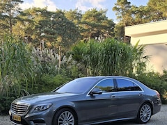 Mercedes-Benz S-klasse - 500 4Matic Lang Prestige Plus , AMG Sports- en Styling Pluspakket, 9G-Tronic, Antraciet(Selenit) metallic, Bruin softl