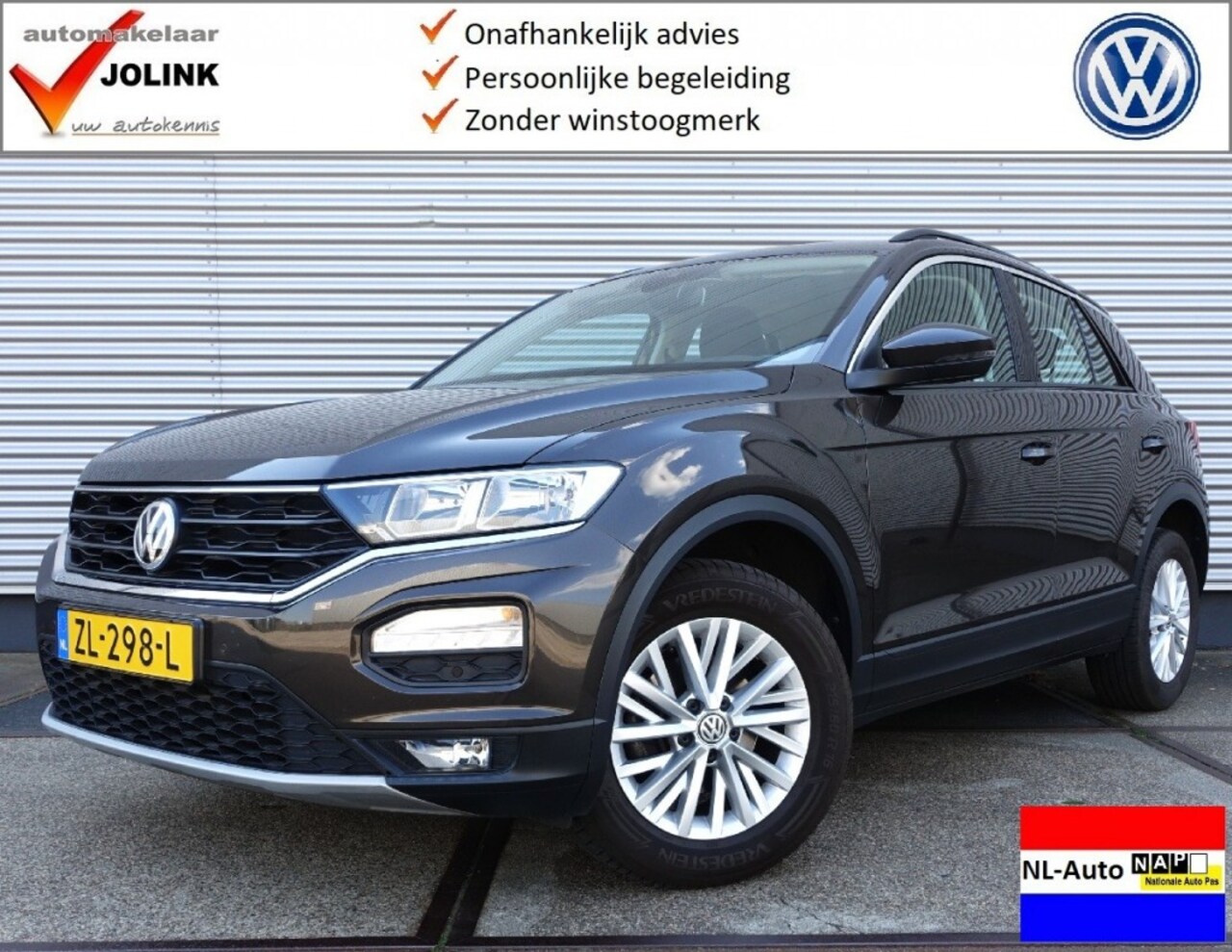 Volkswagen T-Roc - 1.0 TSi Style I NL-Auto I Airco I Cruise I Android/Apple I Trekhaak I - AutoWereld.nl