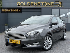 Ford Focus Wagon - 1.0 Titanium Edition 1e Eigenaar, 6 Bak, Trekhaak, 125pk, Navi, Pdc V+A, Clima, Cruise, Lm