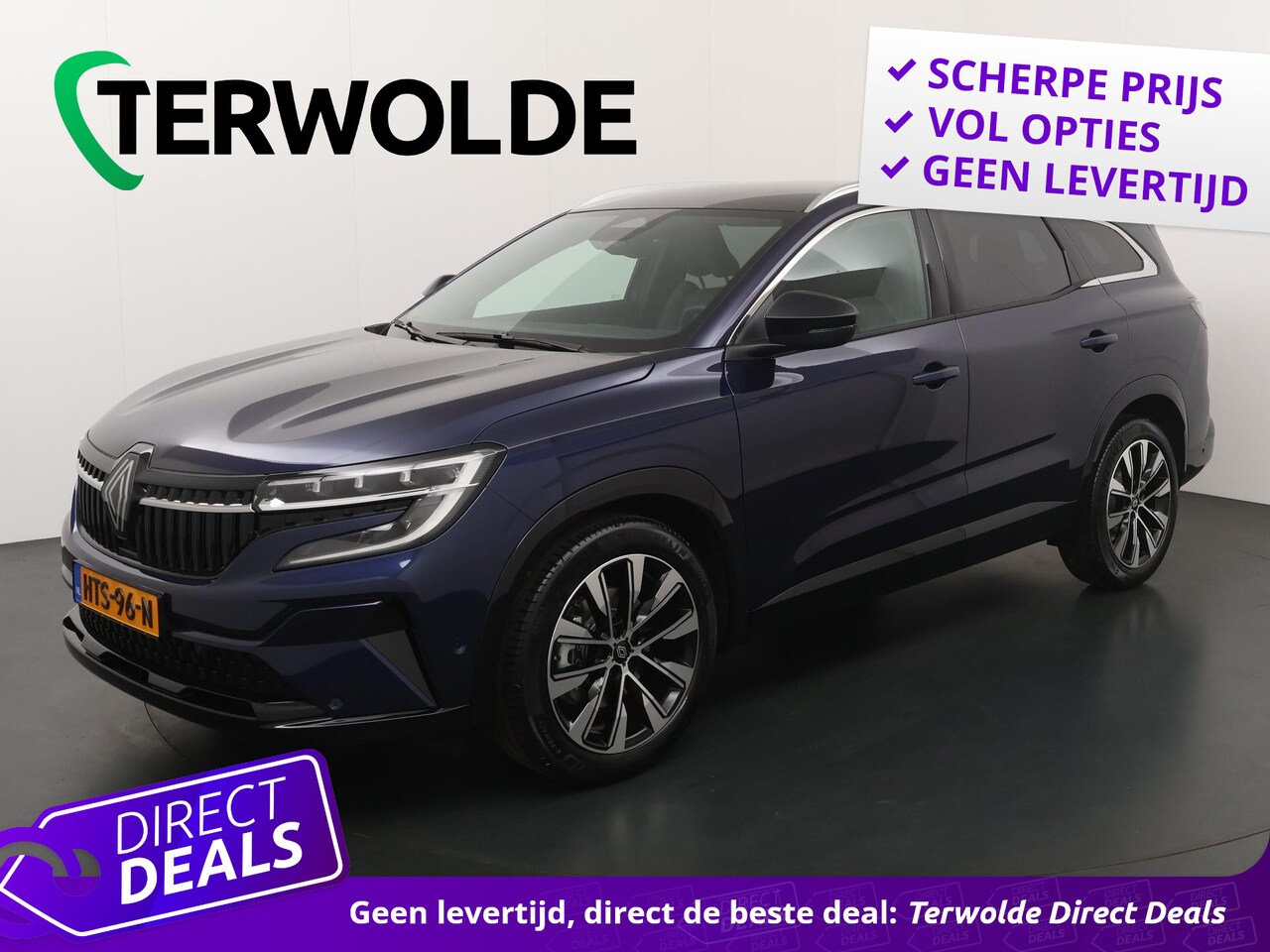 Renault Espace - E-Tech full hybrid 200 techno 5p. | €4.540 Korting! | Solid Pack | Panoramisch Vast Glazen - AutoWereld.nl