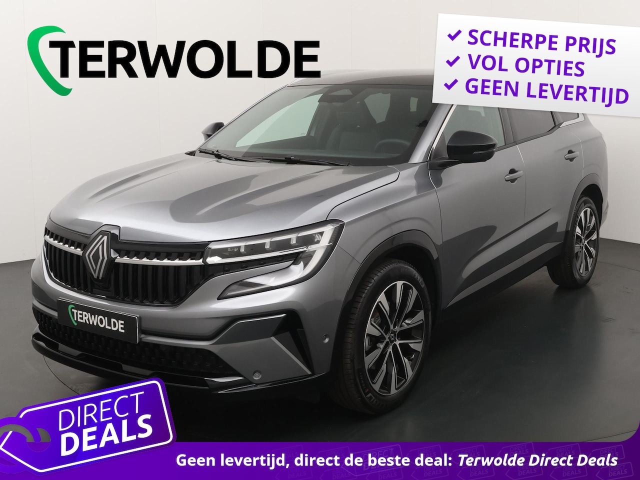 Renault Espace - E-Tech full hybrid 200 techno 7p. | €4.840 Korting | Pack around view camera | Pack solid - AutoWereld.nl