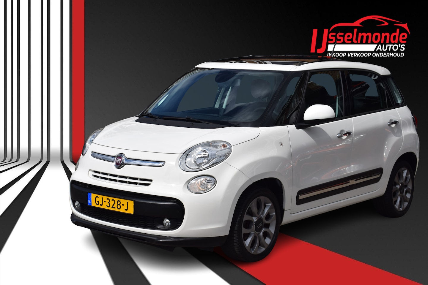 Fiat 500 L - 0.9 TwinAir Lounge PANODAK PARKEERSEN.CRUISE/CLIMATE CONTROLE - AutoWereld.nl