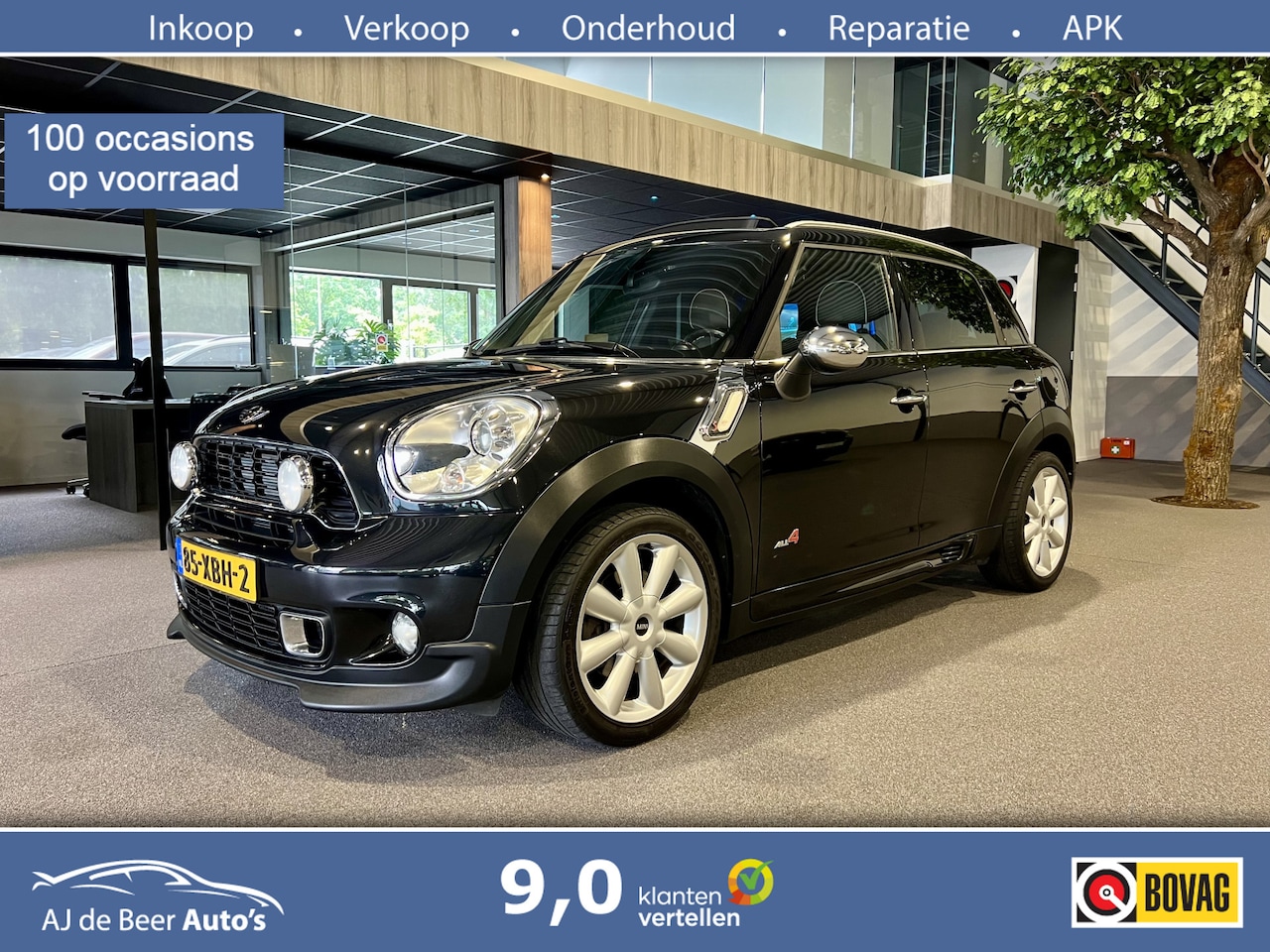 MINI Countryman - Mini 1.6 Cooper S ALL4 Chili Panorama | Leder | Navigatie | Stoelverwarming | 4x4 - AutoWereld.nl