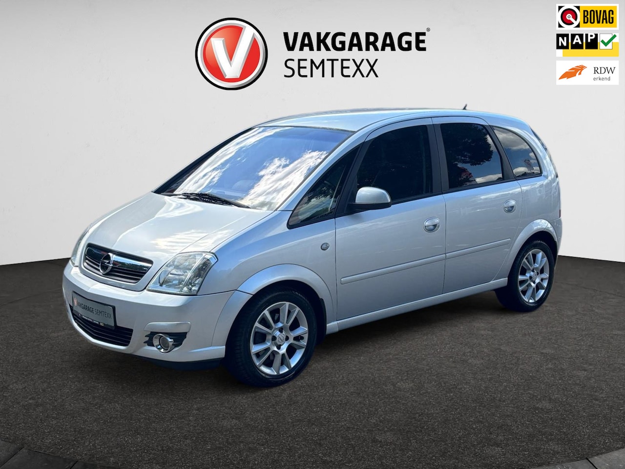 Opel Meriva - 1.6-16V Cosmo | Automaat | Clima | Parkeersensoren Achterzijde | Trekhaak Afneembaar | Ori - AutoWereld.nl