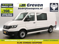 Volkswagen Crafter - 35 2.0 TDI L3H2 7p | Dubbele Cabine | 140PK Airco Camera Carplay Cruise Parkeersensoren