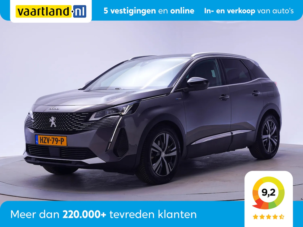 Peugeot 3008 - 1.6 HYbrid 225pk GT Line Aut. [ Adapt.cruise Camera Navi ] - AutoWereld.nl