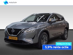 Nissan Qashqai - 1.3 MHEV 160PK AUTOMAAT ACENTA PANODAK CARPLAY TEL LED CRUISE PDC NAP