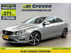 Volvo S60 - 2.0 T5 245PK R-Design LED Trekhaak Virtual Clima Cruise Navi Leder PDC 18''LMV