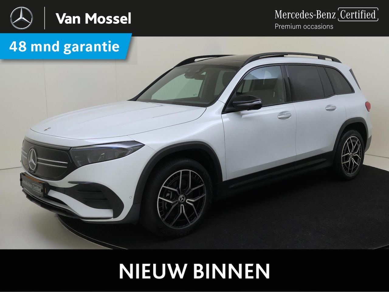Mercedes-Benz EQB - 250 AMG Line 67 kWh Panoramadak / 360 Camera / Nightpakket / 19'' spaakvelgen / stoelverwa - AutoWereld.nl