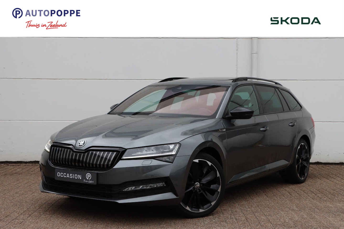 Skoda Superb Combi - 1.4 TSI iV Sportline Business 218pk DSG6 - AutoWereld.nl