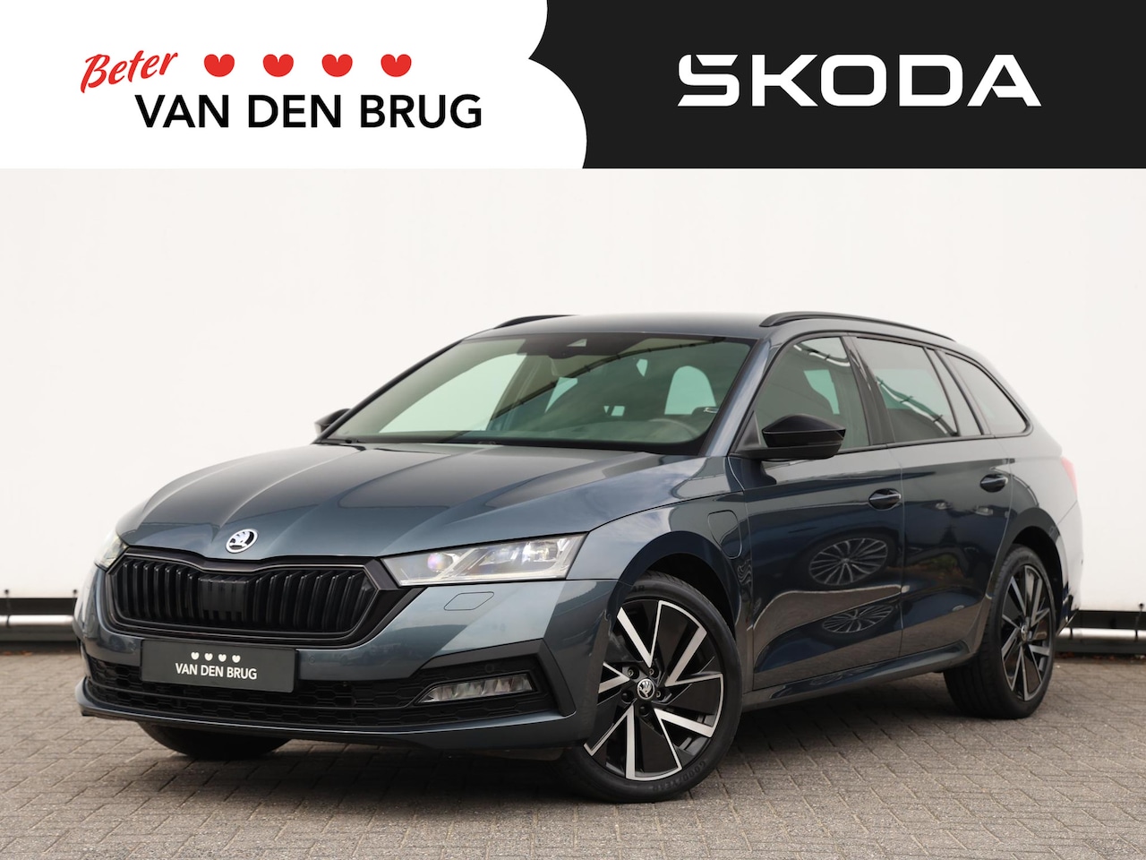 Skoda Octavia Combi - 1.4 TSI iV PHEV Sportline 204 pk | Navigatie | Memory stoelen | afn. Trekhaak | Keyless | - AutoWereld.nl