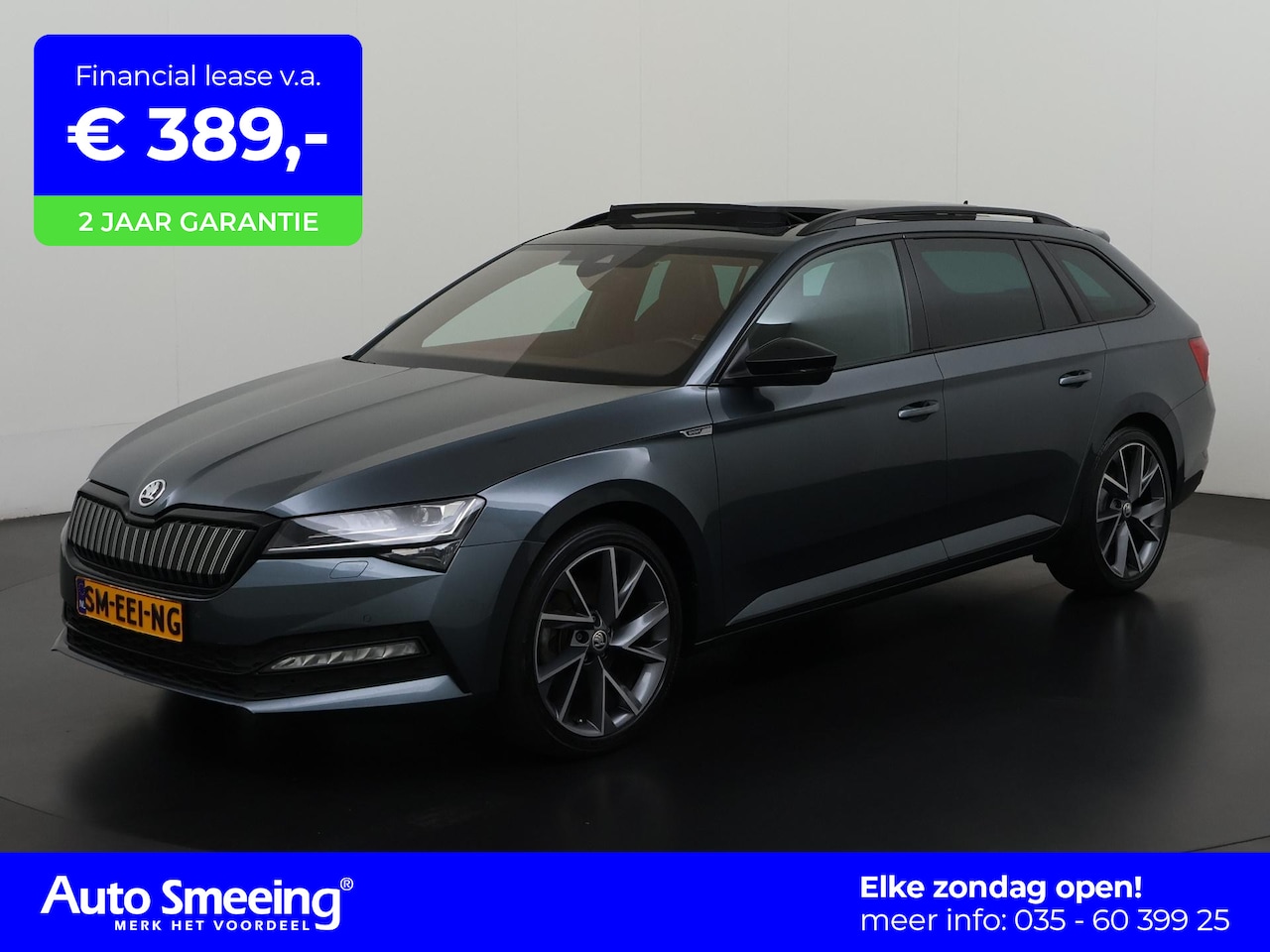 Skoda Superb Combi - 1.4 TSI iV Sportline | Panoramadak | Camera | Winter pakket | Zondag open! - AutoWereld.nl