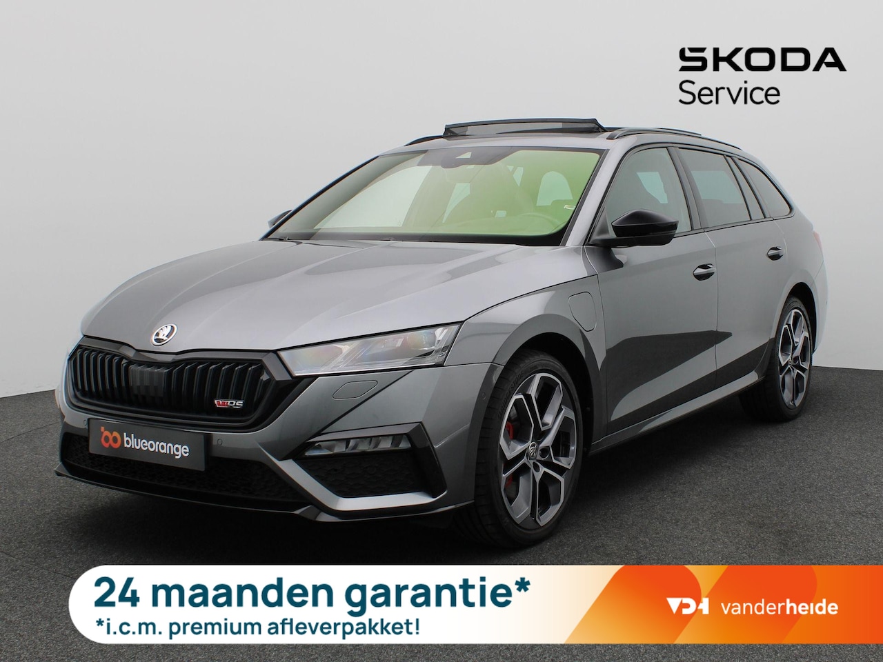 Skoda Octavia Combi - 1.4 TSI RS iV PHEV Business 245PK DSG Pano-Schuifdak, Adaptieve Cruise Controle, Achteruit - AutoWereld.nl