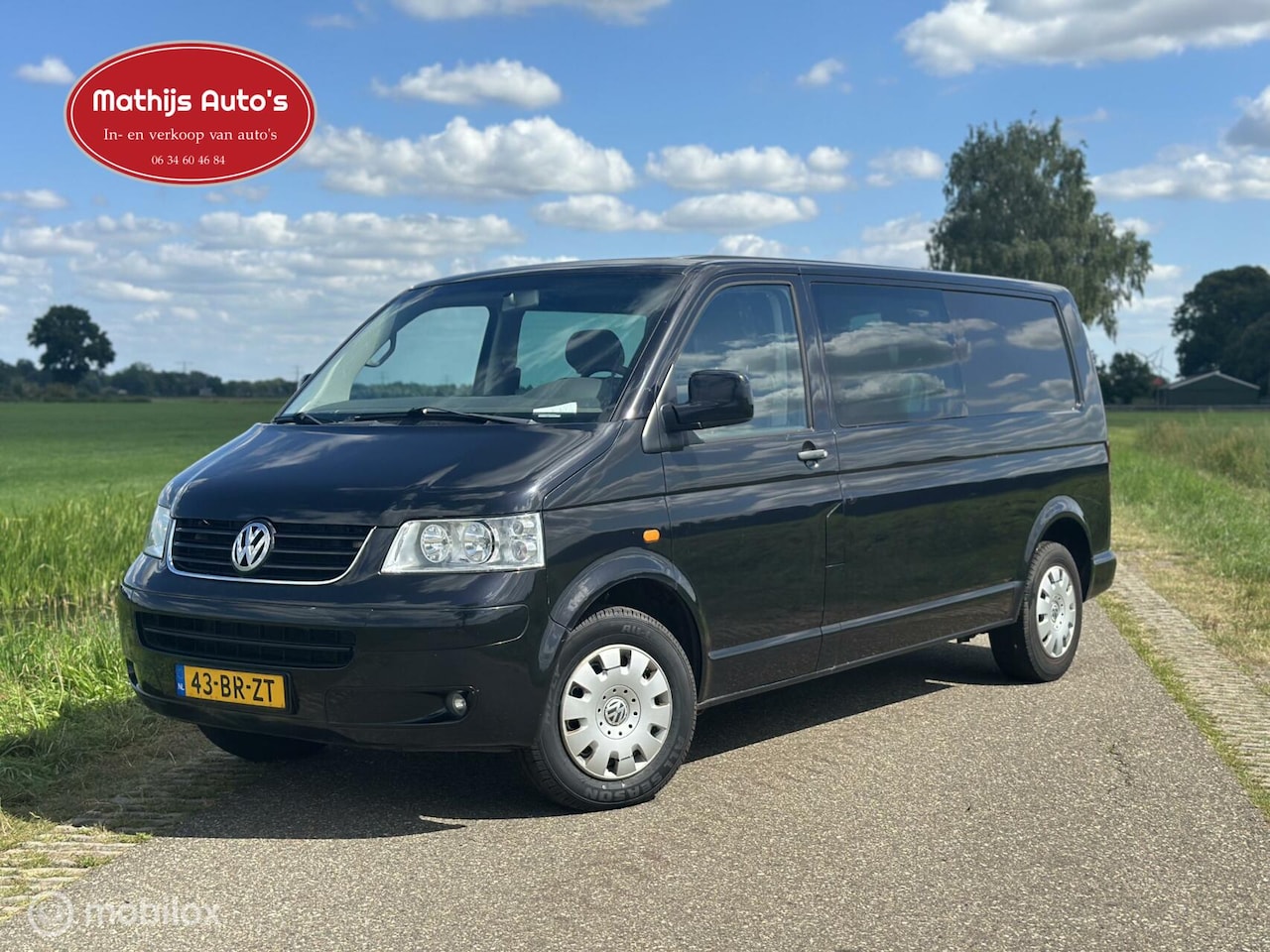 Volkswagen Transporter - 2.5 TDI 340 Dubbelcabine Youngtimer! Nette bus! Marge! - AutoWereld.nl