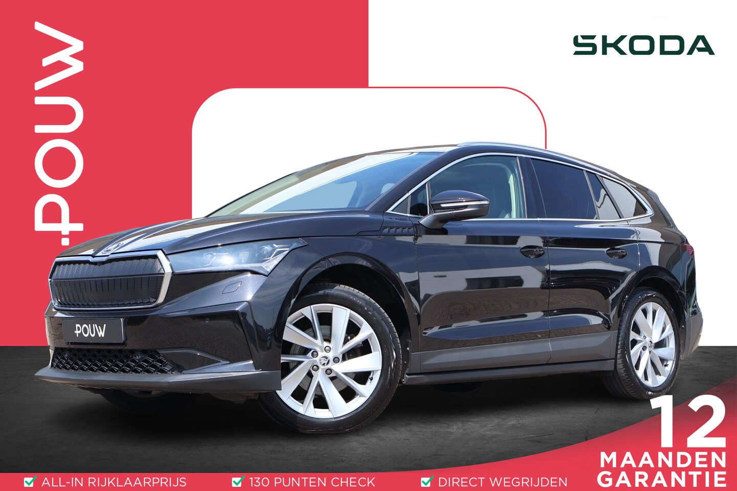 Skoda Enyaq iV - 60 180pk | SoH 95% | Navi | Camera | PDC | Keyless Entry - AutoWereld.nl