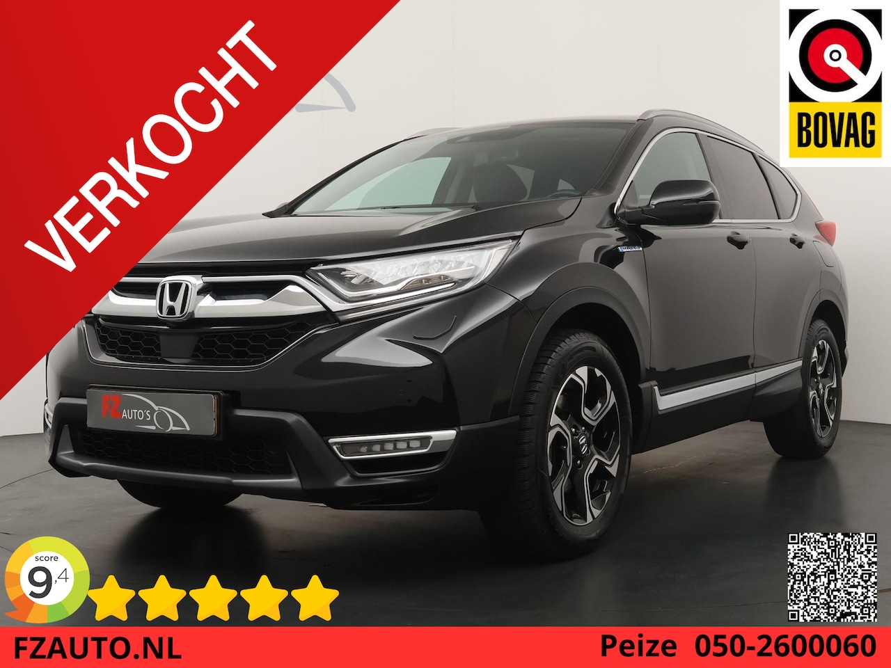 Honda CR-V - 2.0 Hybrid AWD Lifestyle - Navigatie - Lederen bekleding - Stoelverwarming - Xenon - AutoWereld.nl