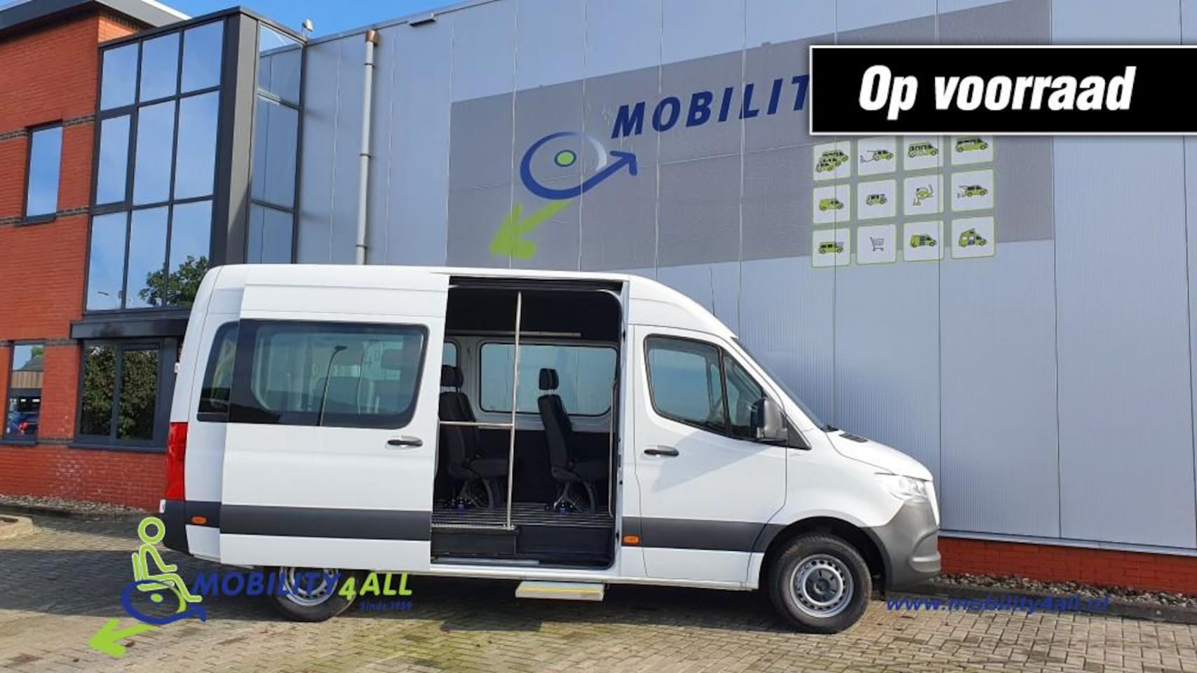 Mercedes-Benz Sprinter - NIEUWE 9.persoons rolstoelbussen - AutoWereld.nl