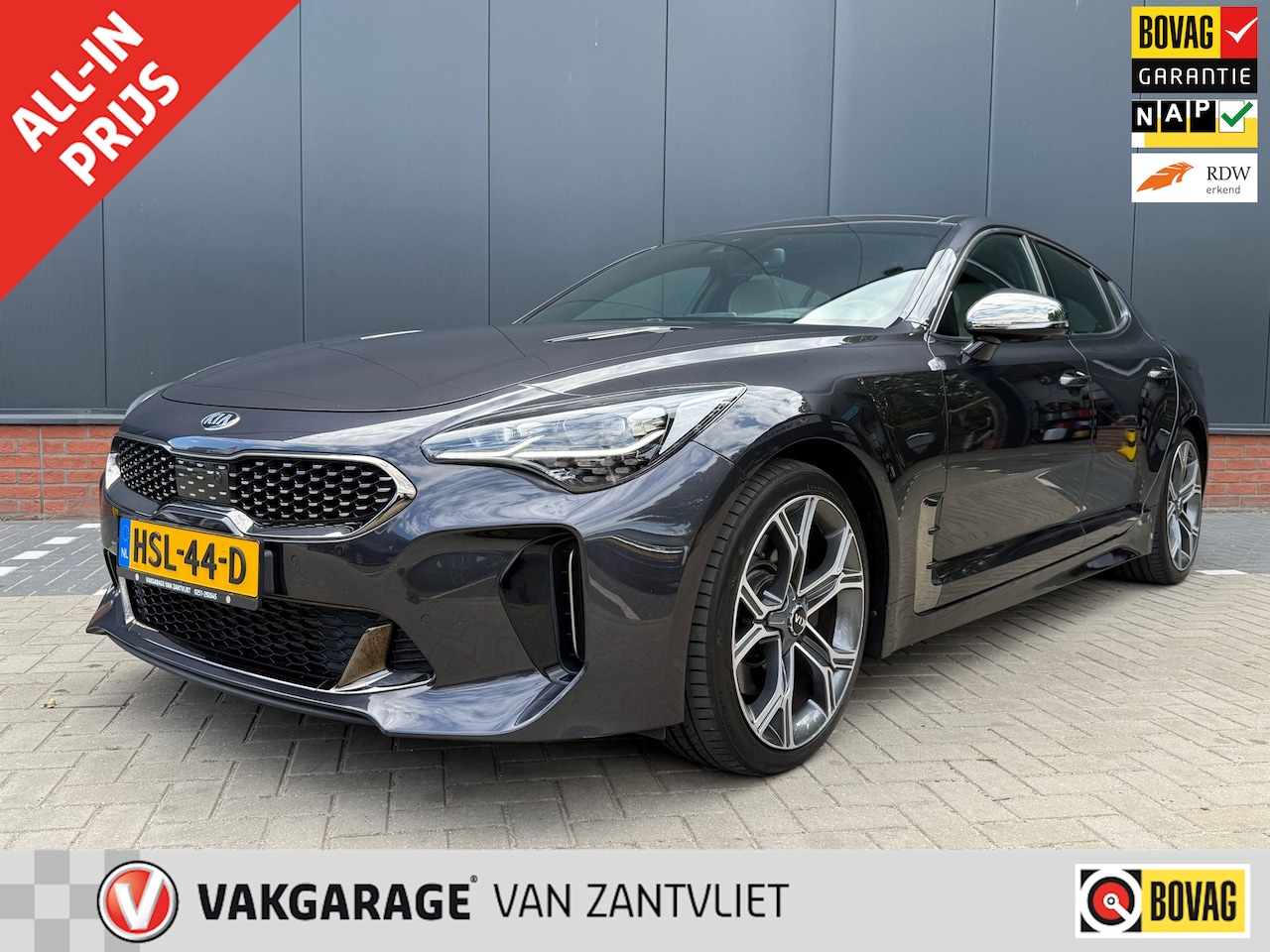 Kia Stinger - 2.0 T-GDI GT-Line 2.0 T-GDI GT-Line (12 mnd BOVAG-garantie) - AutoWereld.nl