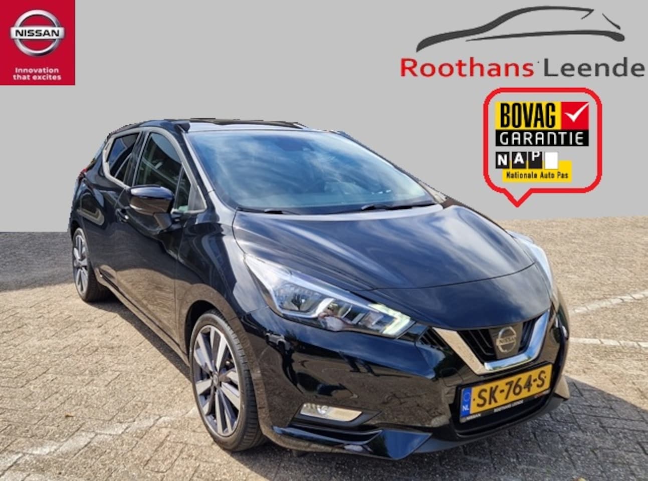 Nissan Micra - 0.9 IG-Turbo 90pk Tekna Navi - Bose Pack & Trekhaak - AutoWereld.nl