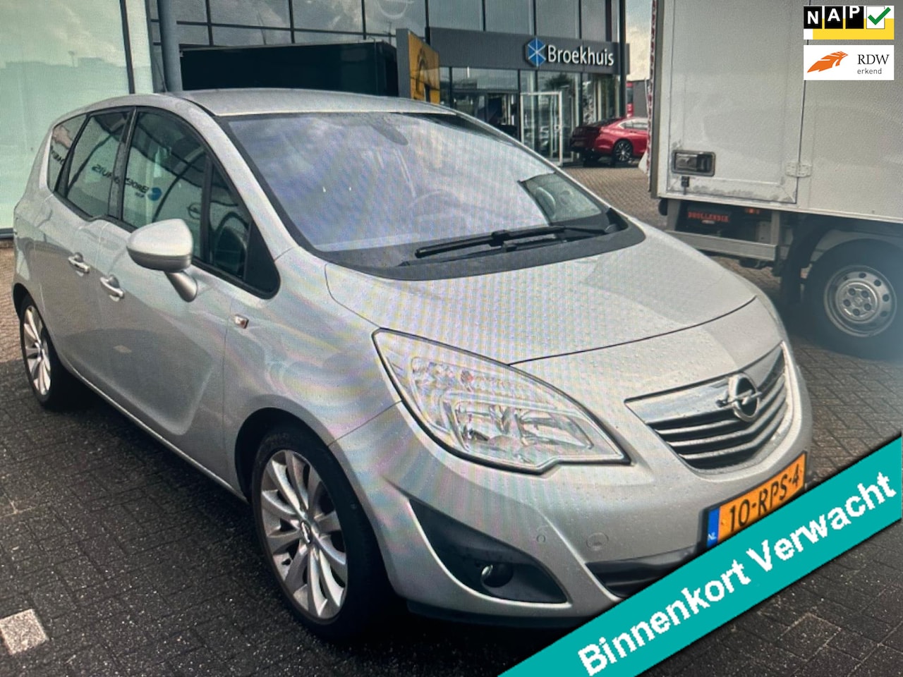 Opel Meriva - 1.4 Turbo Cosmo/airco/navi/LM-velgen/trekhaak/2 sleutels/dealer-onderhouden/nette auto - AutoWereld.nl