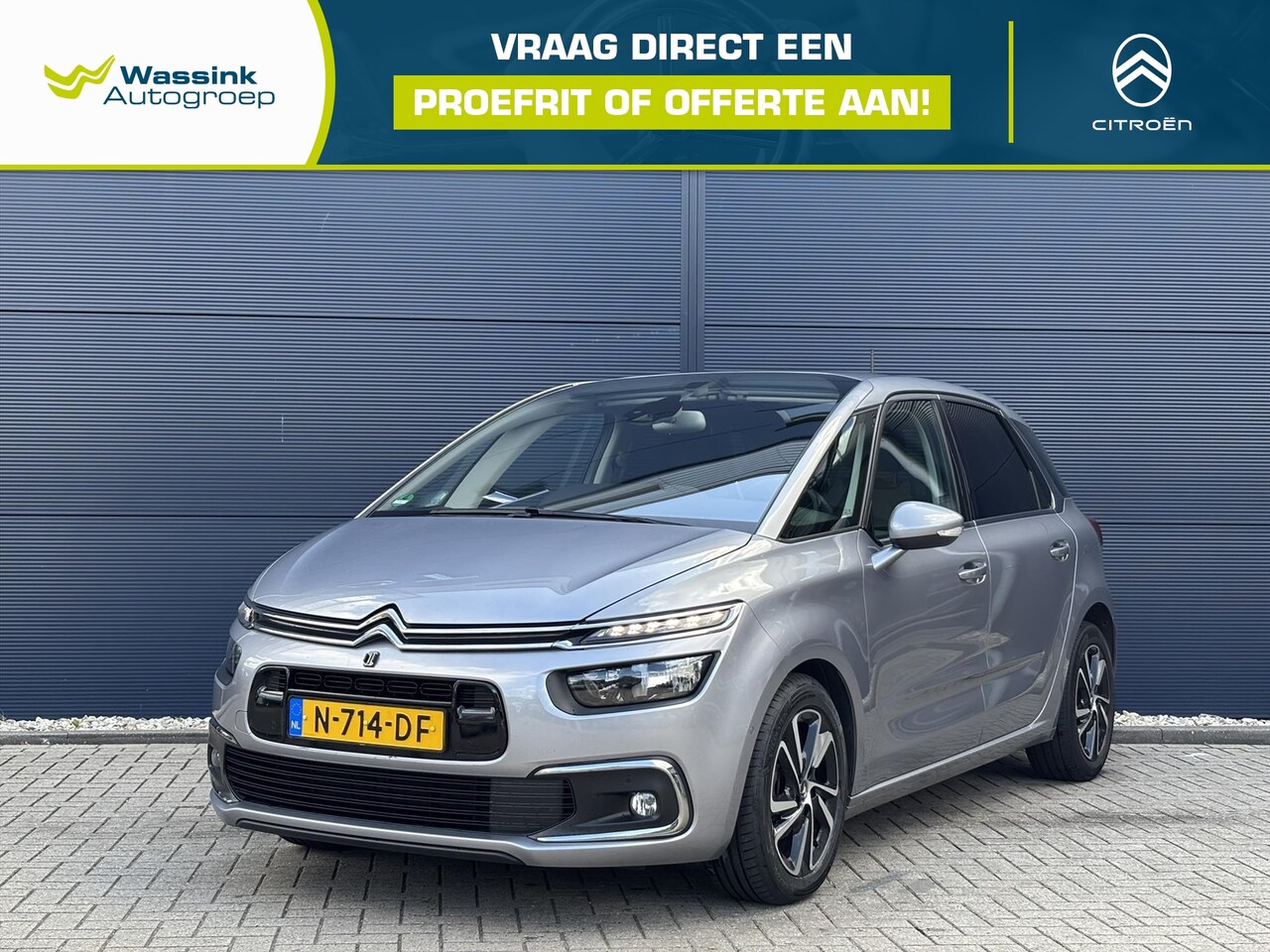 Citroën C4 SpaceTourer - 1.2 PureTech 130pk S&S EAT8 Business | Trekhaak | Camera | Parkeersensoren | Navigatie | - AutoWereld.nl