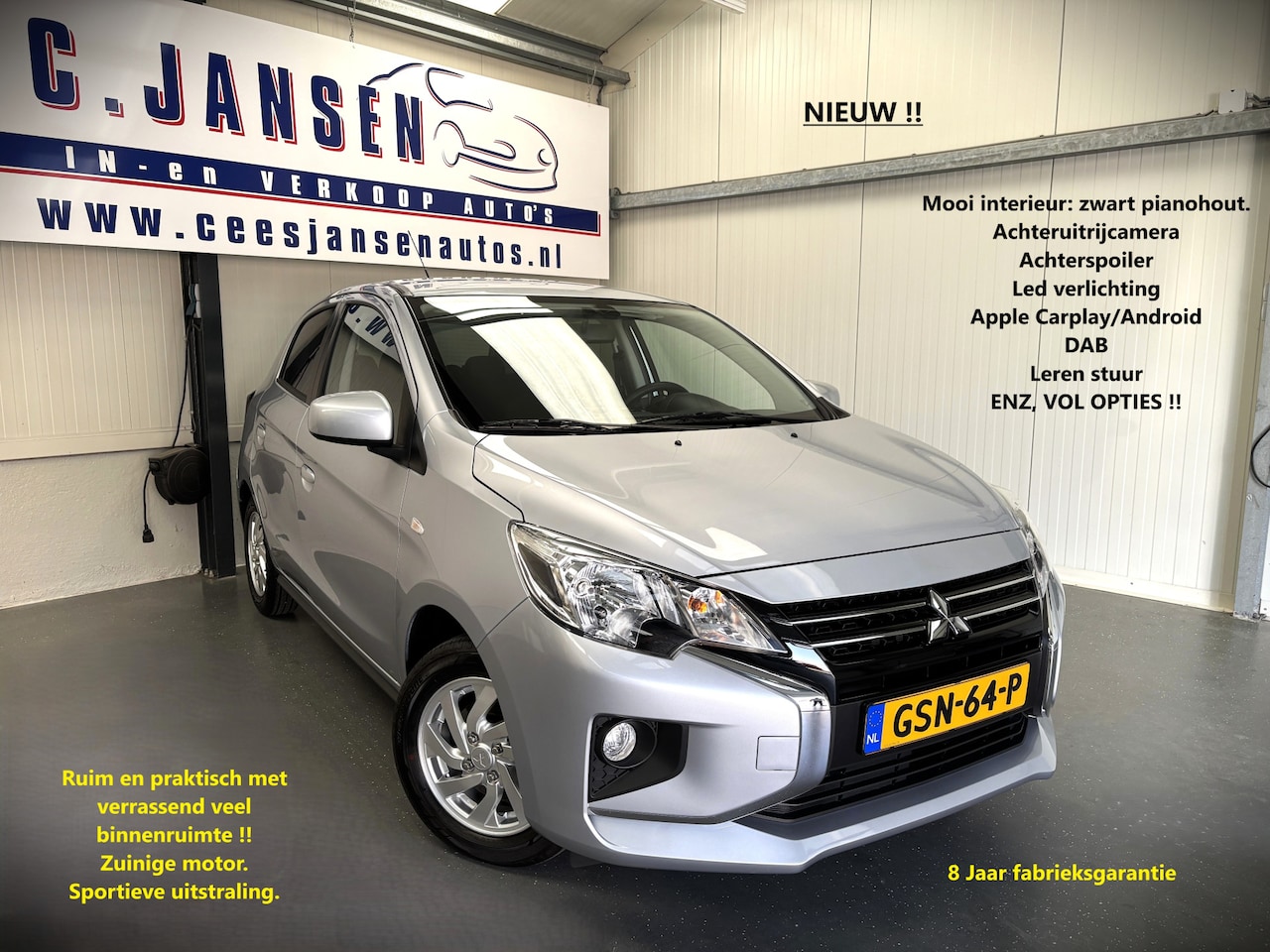Mitsubishi Space Star - 1.2 Dynamic 2189km! NIEUW!! - AutoWereld.nl