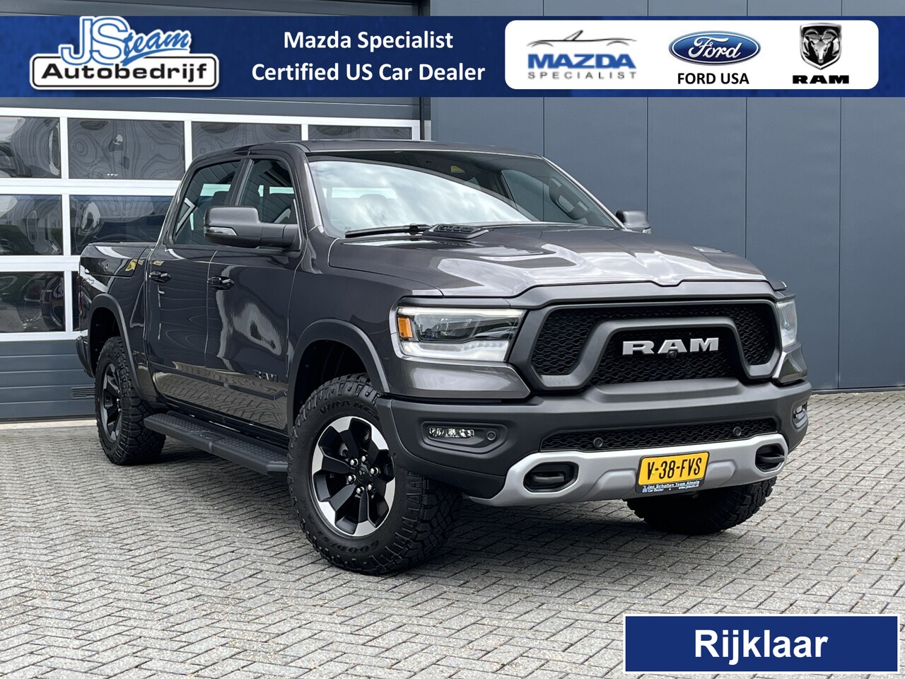 Dodge Ram Pick Up - 5.7i V8 HEMI eTorque 400PK CREW CAB REBEL GT | BPM VRIJ | RAMBOX | LUCHTVERING | LPG | LAA - AutoWereld.nl